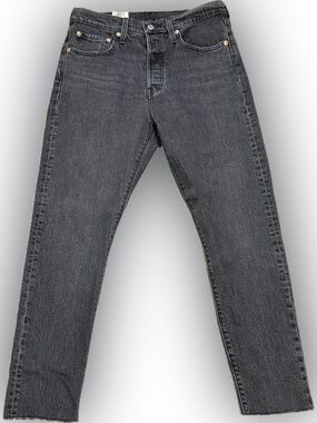 NWT Levi's 501 High Rise Straight Leg Raw Hem Women’s Jeans 28x28